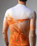 ALÉ jersey de manga corta - QURTZ PR-E - blanco/naranja