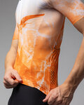 ALÉ jersey de manga corta - QURTZ PR-E - blanco/naranja