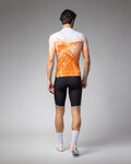 ALÉ jersey de manga corta - QURTZ PR-E - blanco/naranja