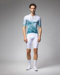 ALÉ jersey de manga corta - QURTZ PR-E - blanco/verde