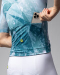 ALÉ jersey de manga corta - QURTZ PR-E - blanco/verde