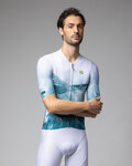 ALÉ jersey de manga corta - QURTZ PR-E - blanco/verde