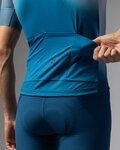 ALÉ jersey de manga corta - FLASH PR-E - azul/blanco