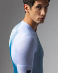 ALÉ jersey de manga corta - FLASH PR-E - azul/blanco