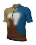 ALÉ jersey de manga corta - FLASH PR-E - amarillo/marrón/azul/blanco