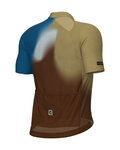 ALÉ jersey de manga corta - FLASH PR-E - amarillo/marrón/azul/blanco