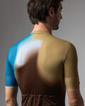 ALÉ jersey de manga corta - FLASH PR-E - amarillo/marrón/azul/blanco