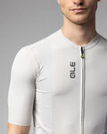 ALÉ jersey de manga corta - COLOR BLOCK OFF ROAD PRAGMA - marfil