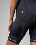 ALÉ pantalones cortos de tirantes - STRADA 2.0 PR-E - negro/blanco