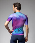 ALÉ jersey de manga corta - AURORA PR-E - rosa/azul/turquesa
