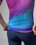 ALÉ jersey de manga corta - AURORA PR-E - rosa/azul/turquesa
