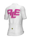 ALÉ jersey de manga corta - SAUVAGE PR-E - blanco/rosa