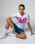 ALÉ jersey de manga corta - SAUVAGE PR-E - blanco/rosa