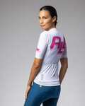 ALÉ jersey de manga corta - SAUVAGE PR-E - blanco/rosa