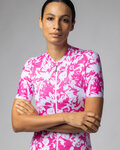 ALÉ jersey de manga corta - ESSENZA PRAGMA - blanco/rosa