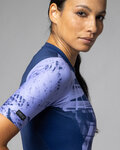 ALÉ jersey de manga corta - PALM PR-E - azul/púrpura