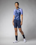 ALÉ jersey de manga corta - PALM PR-E - azul/púrpura