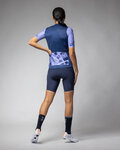 ALÉ jersey de manga corta - PALM PR-E - azul/púrpura