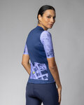 ALÉ jersey de manga corta - PALM PR-E - azul/púrpura