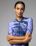 ALÉ jersey de manga corta - PALM PR-E - azul/púrpura