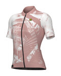 ALÉ jersey de manga corta - PALM PR-E - rosa/blanco