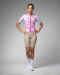 ALÉ jersey de manga corta - PALM PR-E - rosa/blanco