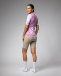 ALÉ jersey de manga corta - PALM PR-E - rosa/blanco