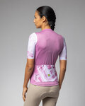 ALÉ jersey de manga corta - PALM PR-E - rosa/blanco
