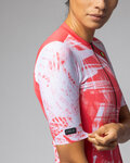 ALÉ jersey de manga corta - PALM PR-E - rojo/blanco