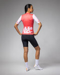 ALÉ jersey de manga corta - PALM PR-E - rojo/blanco