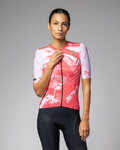 ALÉ jersey de manga corta - PALM PR-E - rojo/blanco