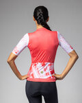 ALÉ jersey de manga corta - PALM PR-E - rojo/blanco