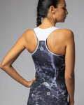 ALÉ maillot sin mangas - MARBLE PRAGMA - negro/blanco