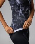 ALÉ maillot sin mangas - MARBLE PRAGMA - negro/blanco