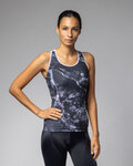 ALÉ maillot sin mangas - MARBLE PRAGMA - negro/blanco