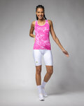 ALÉ maillot sin mangas - MARBLE PRAGMA - rosa/blanco