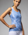 ALÉ maillot sin mangas - MARBLE PRAGMA - azul claro/blanco