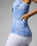 ALÉ maillot sin mangas - MARBLE PRAGMA - azul claro/blanco