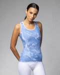 ALÉ maillot sin mangas - MARBLE PRAGMA - azul claro/blanco