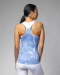 ALÉ maillot sin mangas - MARBLE PRAGMA - azul claro/blanco