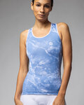 ALÉ maillot sin mangas - MARBLE PRAGMA - azul claro/blanco