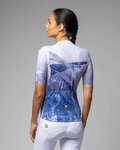 ALÉ jersey de manga corta - QUARTZ PR-E - blanco/azul