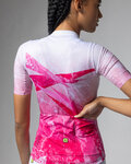 ALÉ jersey de manga corta - QUARTZ PR-E - blanco/rosa