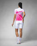 ALÉ jersey de manga corta - QUARTZ PR-E - blanco/rosa