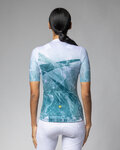 ALÉ jersey de manga corta - QUARTZ PR-E - blanco/verde