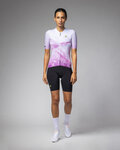 ALÉ jersey de manga corta - QUARTZ PR-E - blanco/púrpura