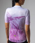 ALÉ jersey de manga corta - QUARTZ PR-E - blanco/púrpura