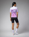ALÉ jersey de manga corta - QUARTZ PR-E - blanco/púrpura
