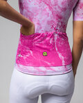 ALÉ jersey de manga corta - MARBLE PR-E - blanco/rosa