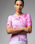 ALÉ jersey de manga corta - MARBLE PR-E - blanco/rosa